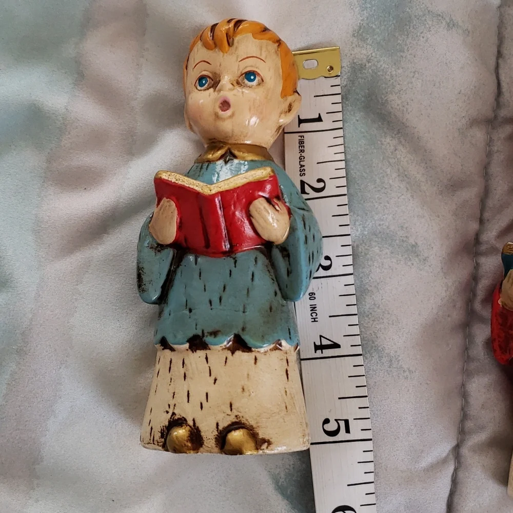 Vintage Choir Boys Christmas Holiday Decorations with Original Box - Picture 11 of 12